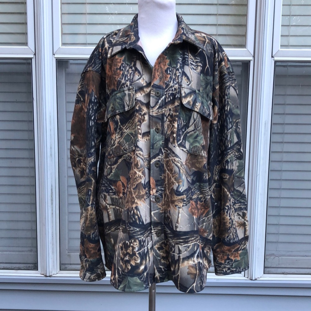 Cabela’s Camouflage Outdoorsman Shirt Jacket size XL